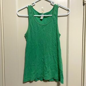 Super comfy lose green J. Crew tank top